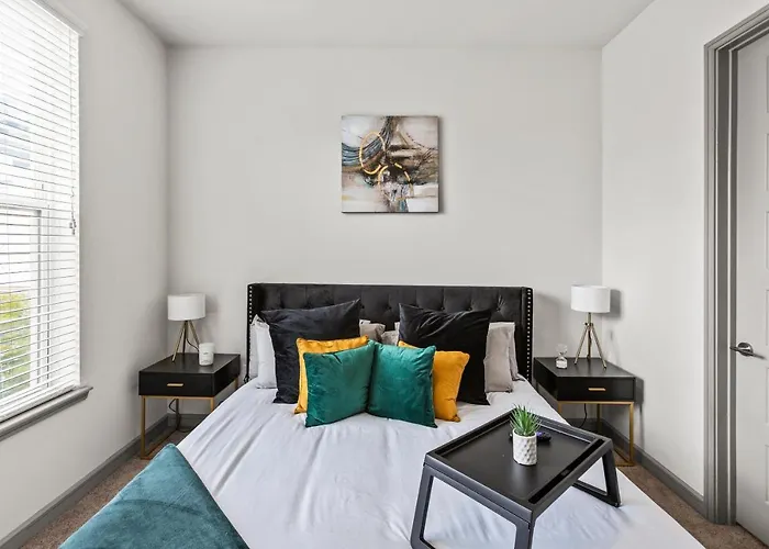 Luxury Apartment With King Bed And Pool And Free Parking 4