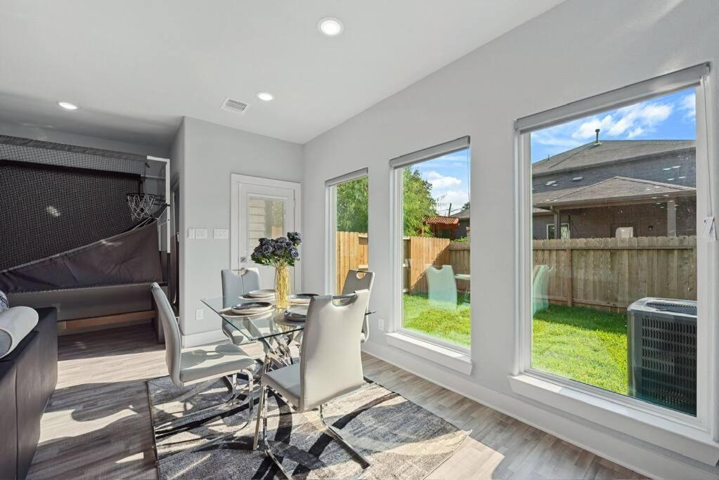 Modern 2024 Townhome With Indoor Hoops Huge Tvs And Gray Chic Design *
