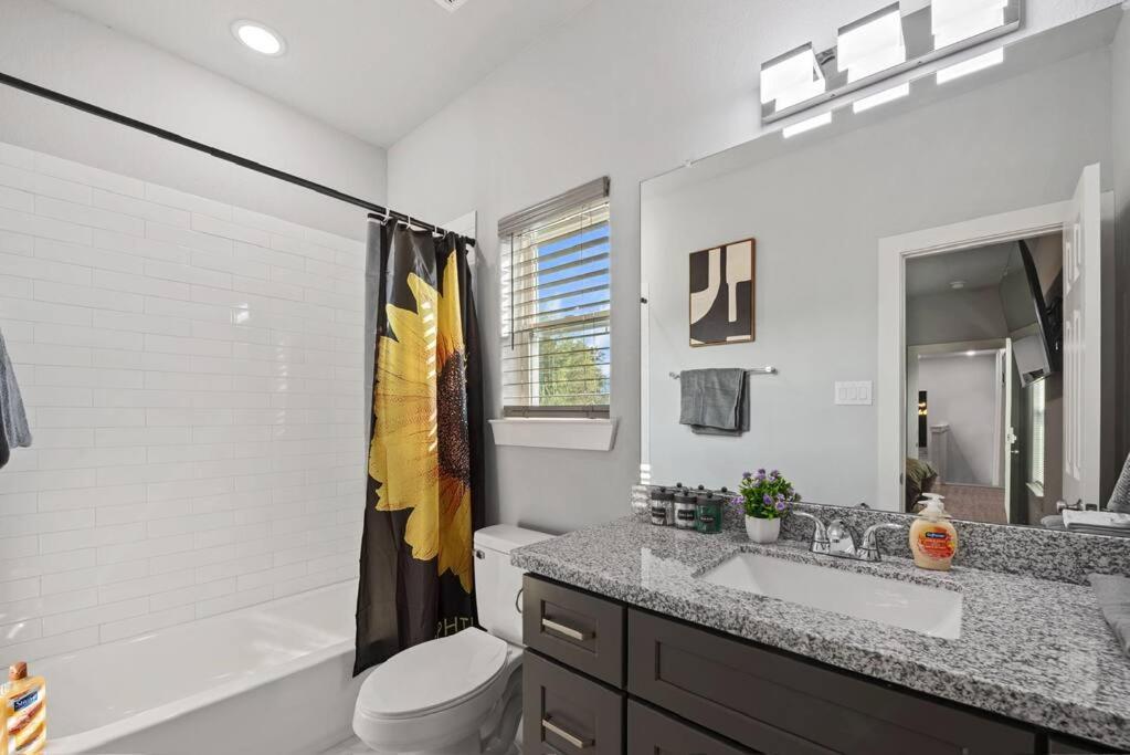 Modern 2024 Townhome With Indoor Hoops Huge Tvs And Gray Chic Design *