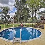 Waterfront San Jacinto River Home With Boat Slip!