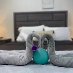 Modern Santorini Suite Houston Nrg Tmc Luxurious Walkable