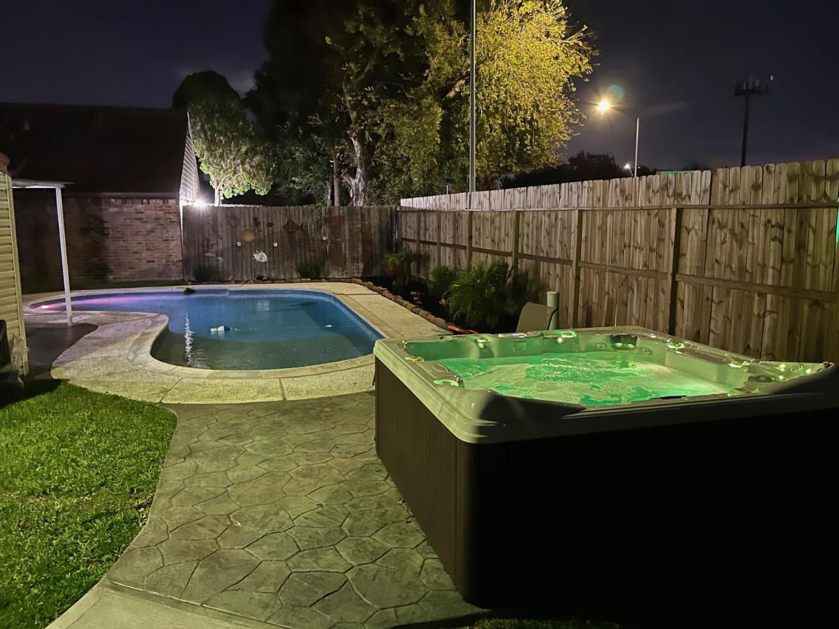 1976houstongem Luminous Pvtpool & Hottub Dt20mins For Lrg Families 6beds 2bath *