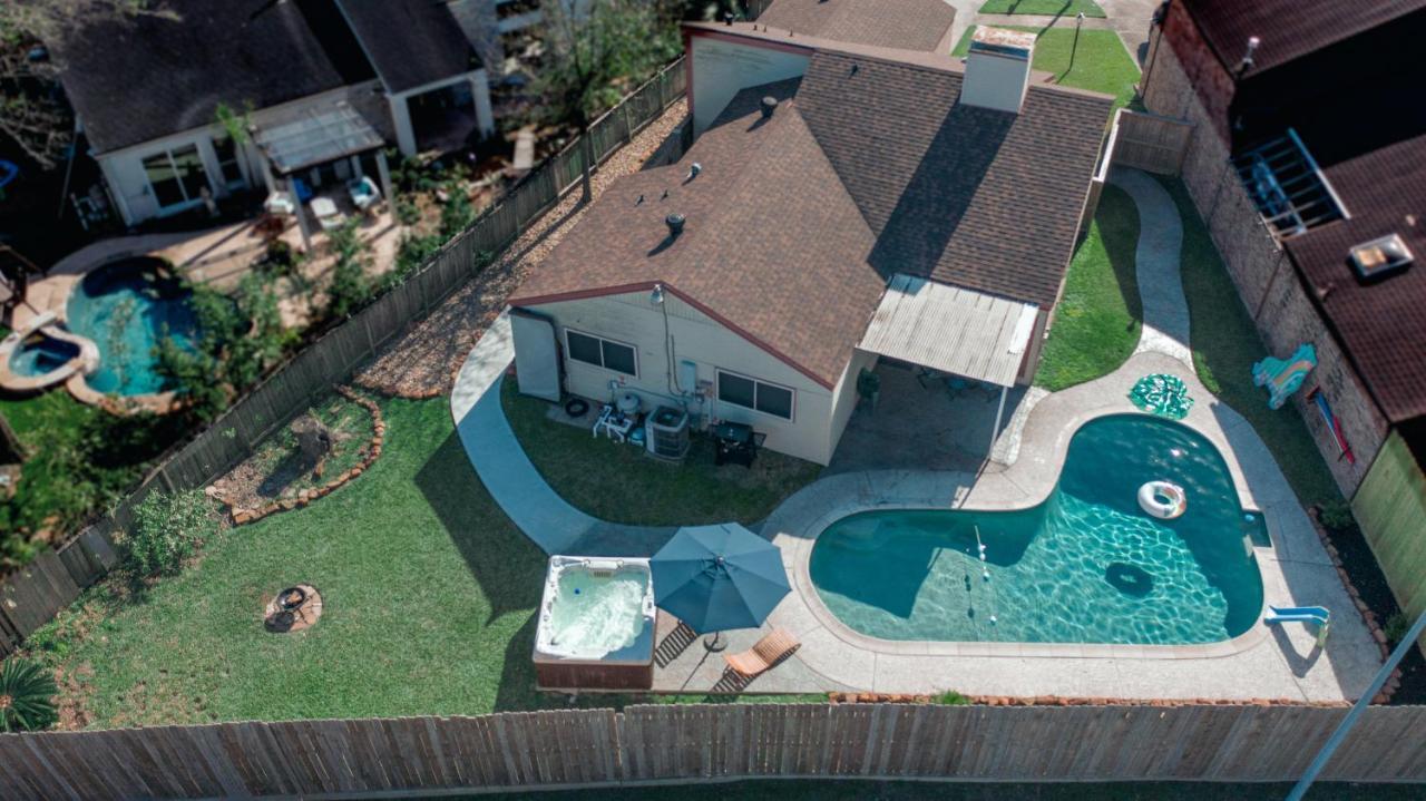 1976houstongem Luminous Pvtpool & Hottub Dt20mins For Lrg Families 6beds 2bath Holiday home Houston