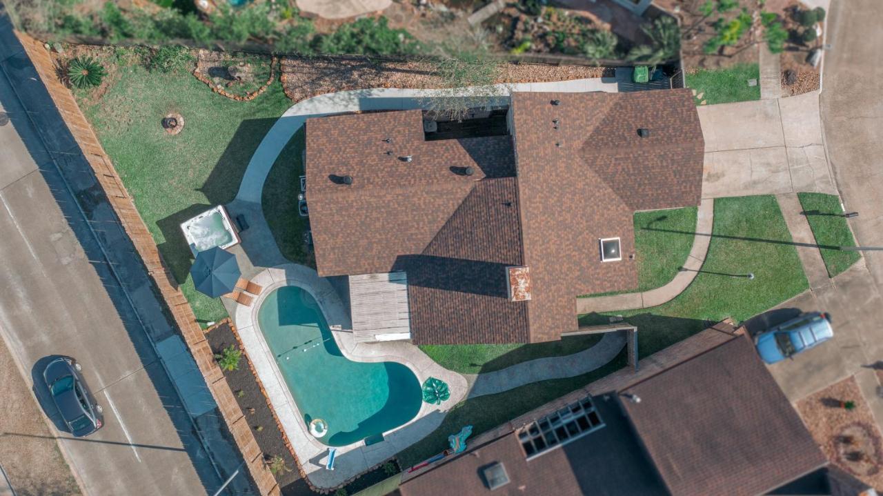 1976houstongem Luminous Pvtpool & Hottub Dt20mins For Lrg Families 6beds 2bath * Houston