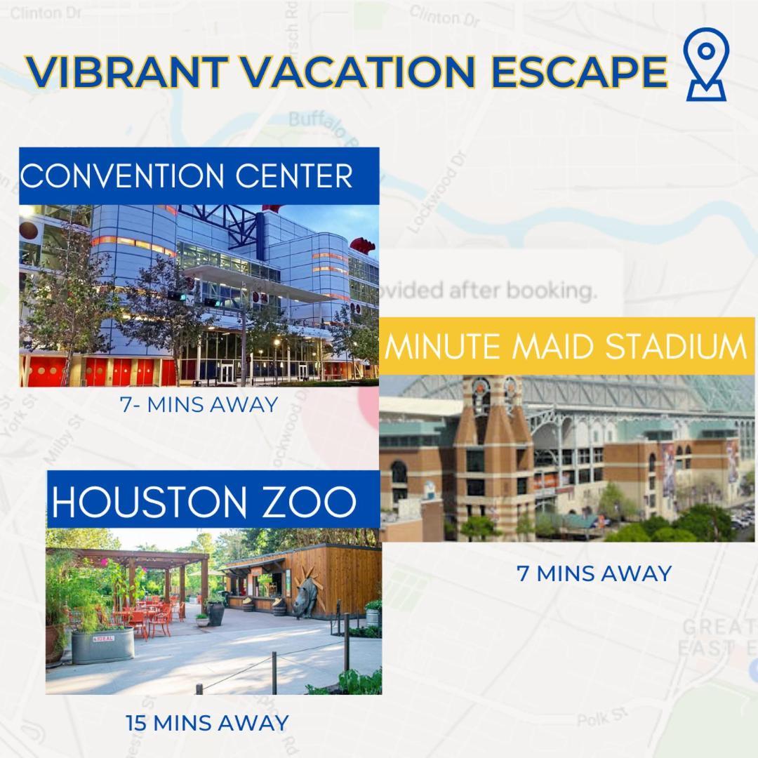 Vibrant Vacation Escape With Fast Wifi And King Bed Close To Downtown Houston! Holiday home *
