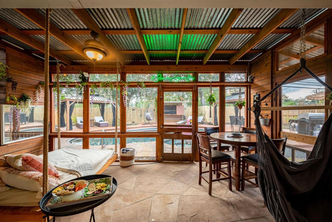 Heated Pool Retreat Outdoortv Bbq And Cozy Gazebos