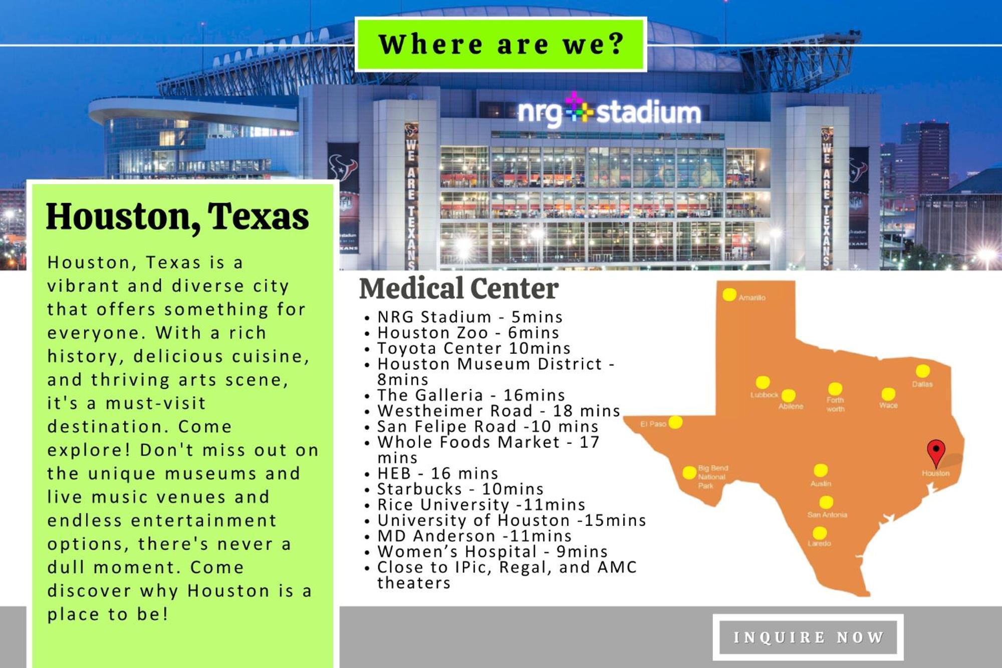 Nrg, Rice U, Md Anderson, Med Ctr, Pool, 500mbps Wi Fi Houston