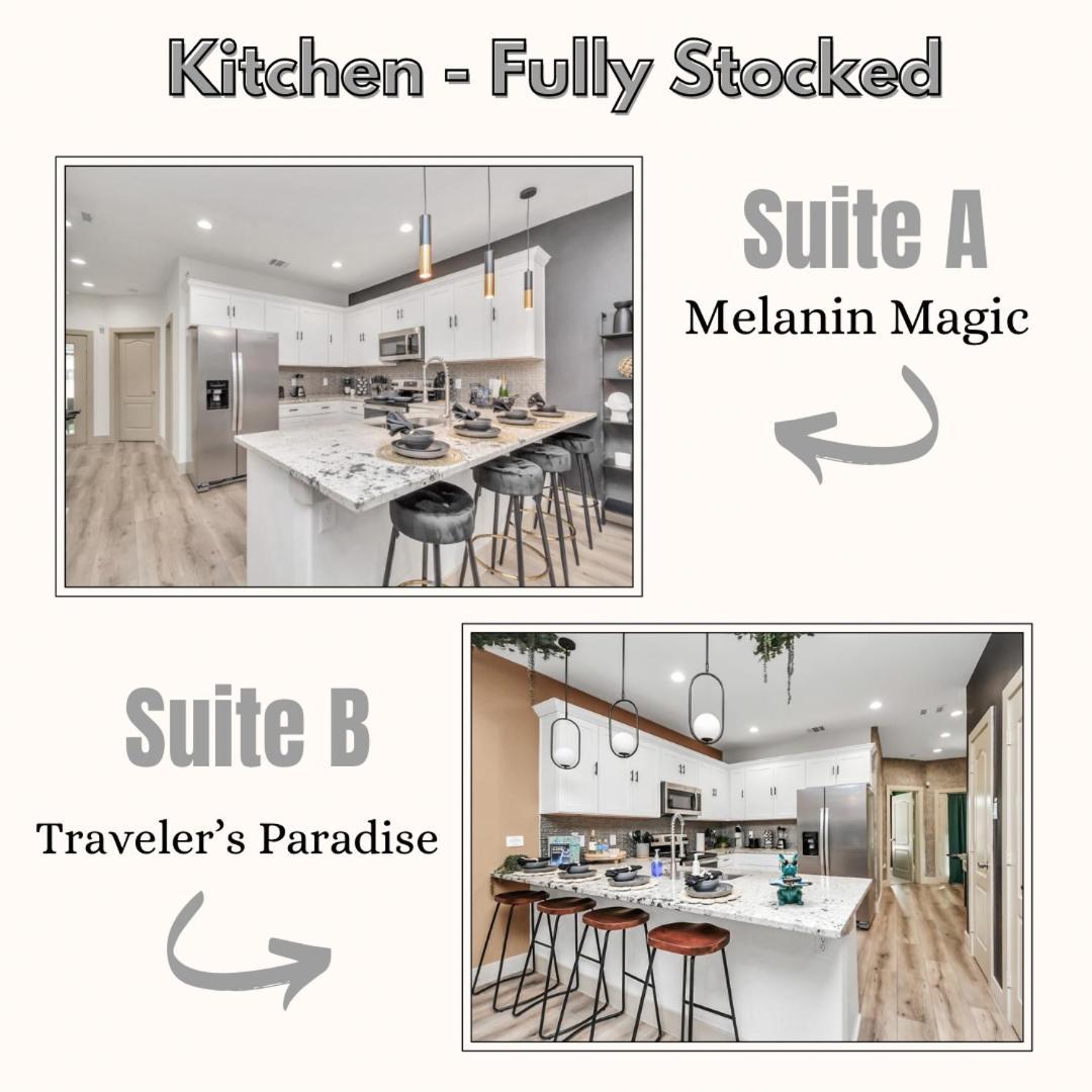 2 Homes! Sleeps 18, Games, Gated Parking & More! Apartment Houston