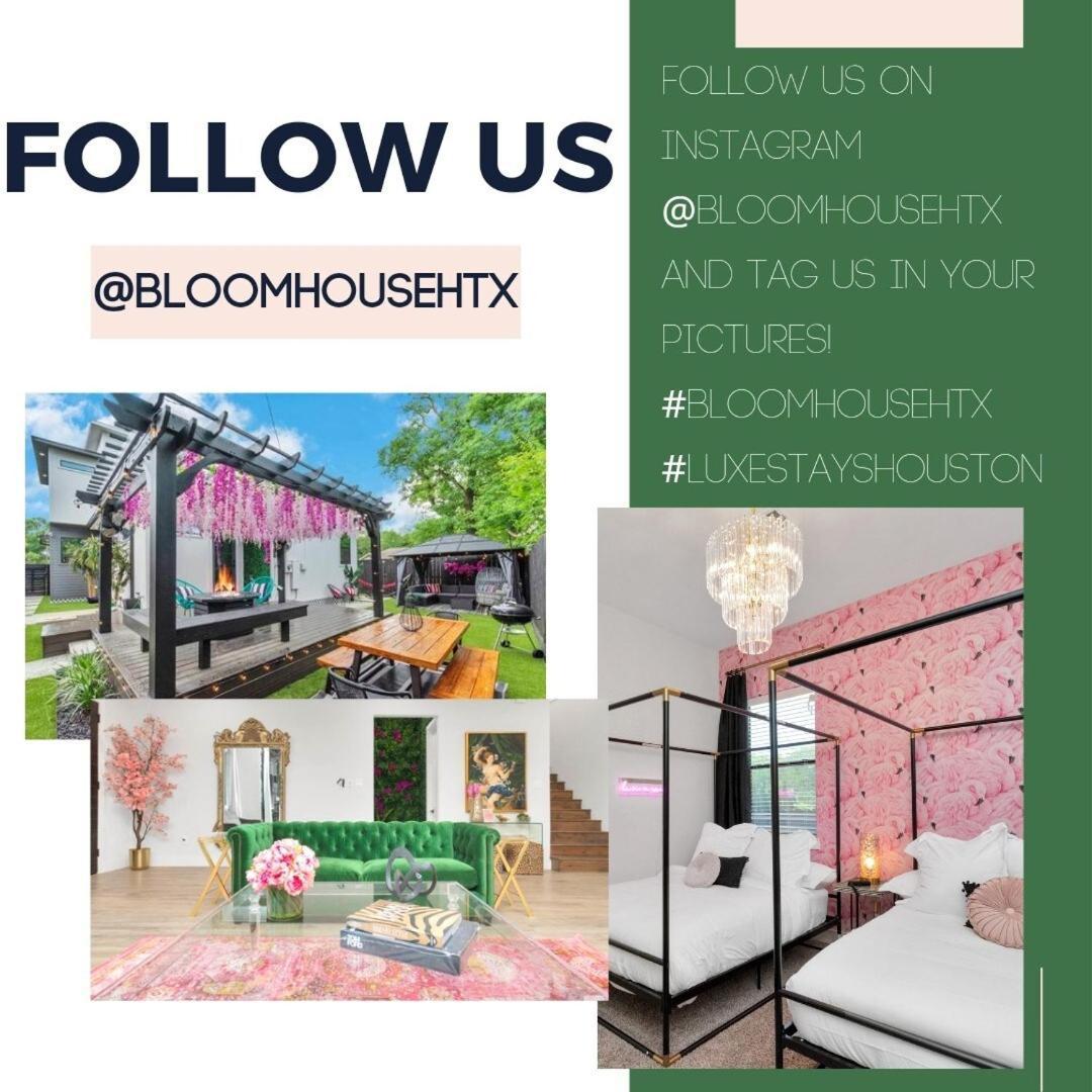 Houston's Downtown Bloom House - Spacious Floral Escape For Groups *