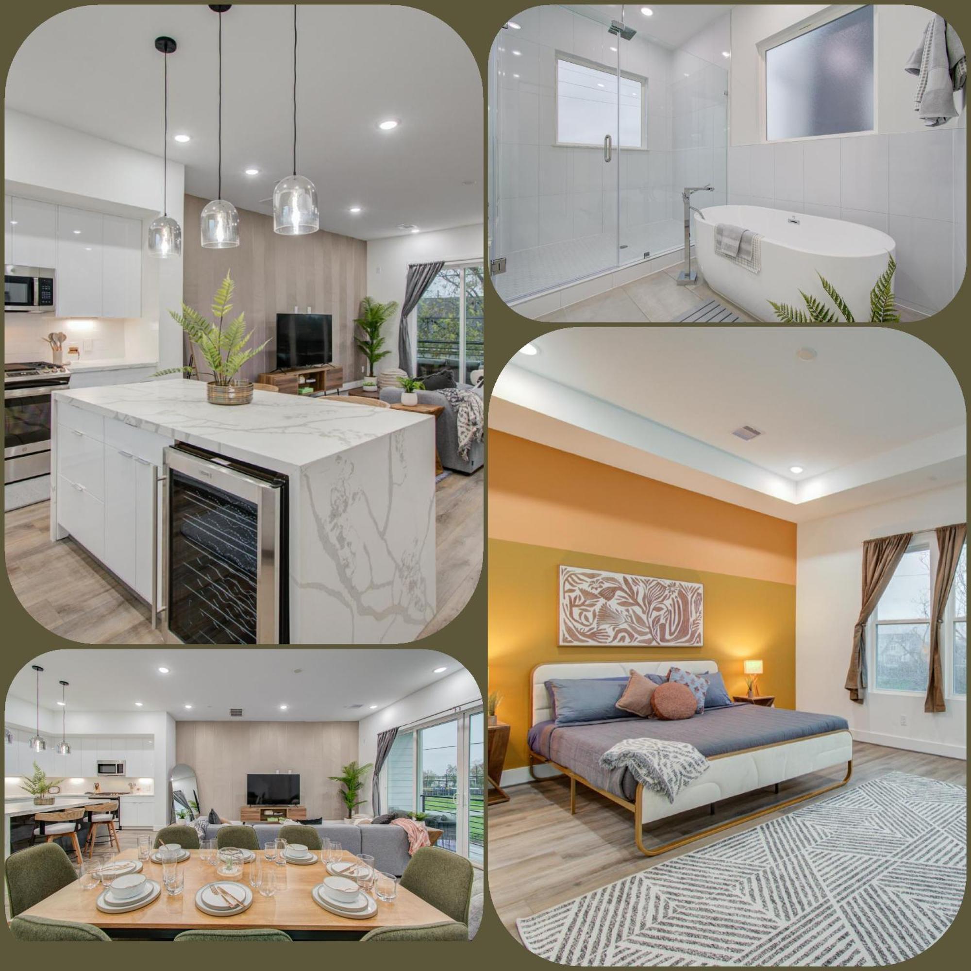 Holiday home Eco-chic Modern, King Bed, 3br, 10 Min To Nrg, Dntwn & Med Center, Inquire For Dscnt *