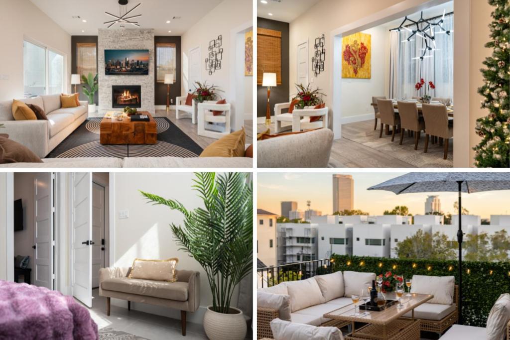 Luxurious Escape Spacious Layout Sleeps 10 With Bbq & Private Rooftop & Mini Gym - Mins To Downtown Holiday home *