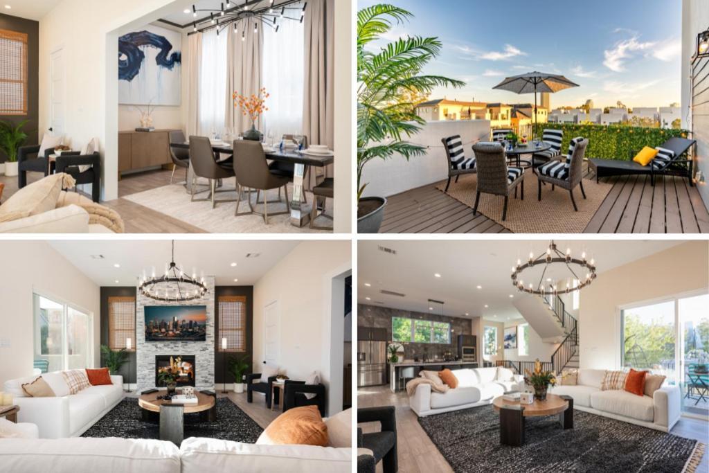 Luxury Finishes Sleeps 10 Spacious Layout Private Rooftop & Bbq & Mini Gym - Close To Everything *